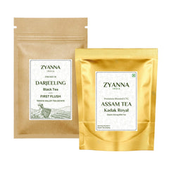 Assam Tea (500g) + Premium Darjeeling Tea (100g) Combo Pack… - ZYANNA® India - zyanna.com