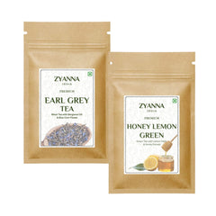 Earl Grey & Honey Lemon Tea (100g x 2) - ZYANNA® India - zyanna.com
