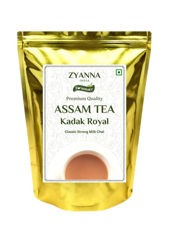 Assam Tea - Premium Kadak CTC Chai (1 kg - 500 Cups) Strong Milk Tea - ZYANNA® India - zyanna.com