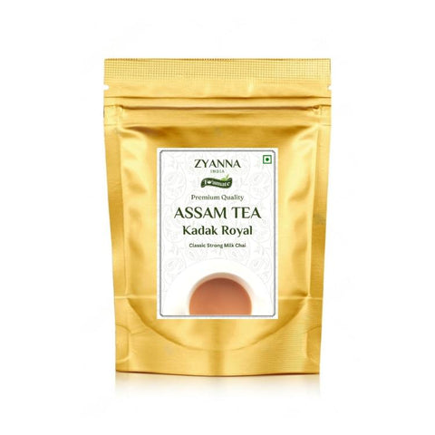 Assam Tea - Premium Kadak CTC Chai (500g - 250 Cups) Strong Milk Tea - Best Quality Assam CTC Chai - ZYANNA® India - zyanna.com