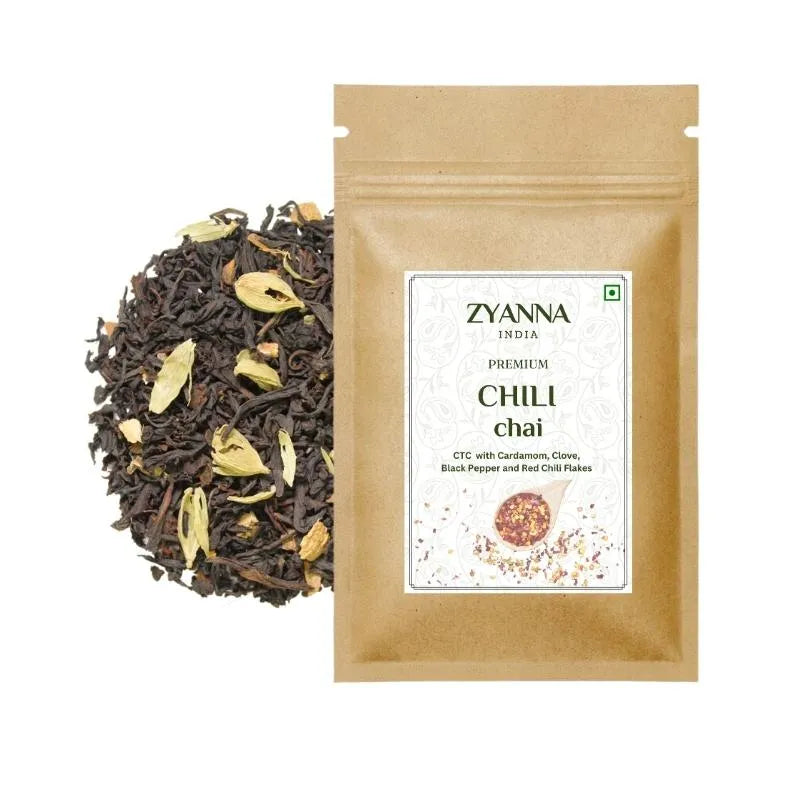 Chili Chai - Spicy Chai (250g) - ZYANNA® India - zyanna.com