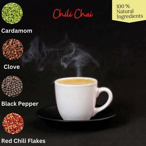 Chili Chai - Spicy Chai (250g) - ZYANNA® India - zyanna.com