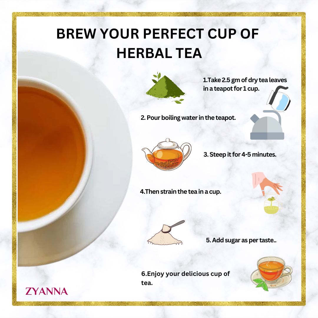 Lemongrass Marigold Tea - ZYANNA® India - zyanna.com
