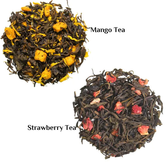 Mango Tea(50g) + Strawberry Tea(50g) Combo - ZYANNA® India - zyanna.com