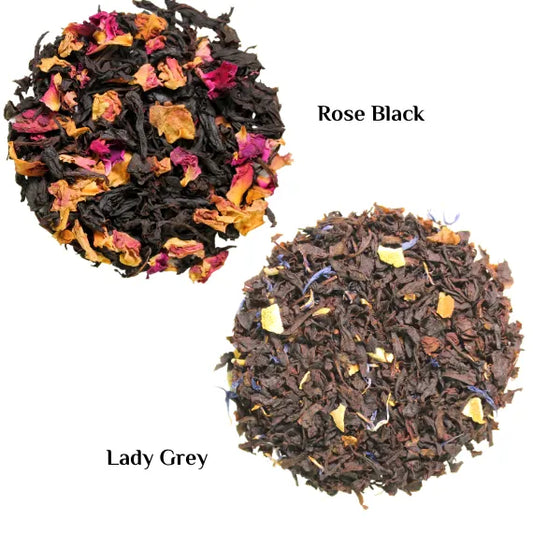 Rose Tea(50g)+Lady Grey(50g) - ZYANNA® India - zyanna.com