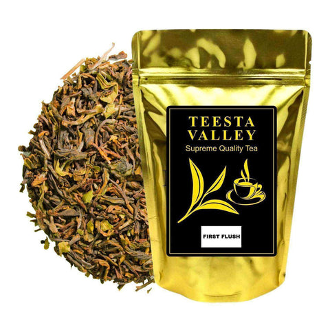 Teesta Valley - Darjeeling Leaf Tea - First(1st) Flush - Since 1841 - ZYANNA® India - zyanna.com