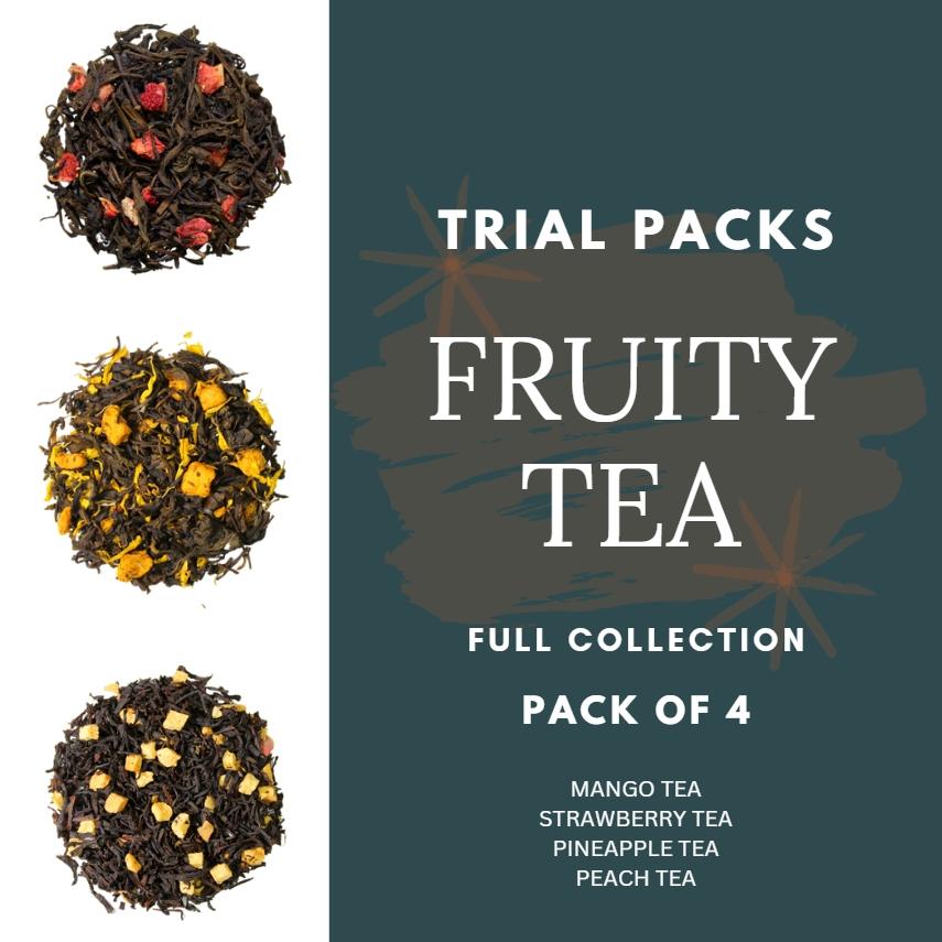 Trial Combo Pack- Fruity Tea (Pack of 4 varieties) - ZYANNA® India - zyanna.com